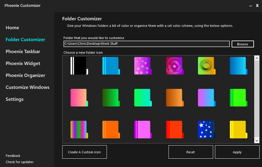 Okladka Phoenix Customizer 1.0.5.0 Beta