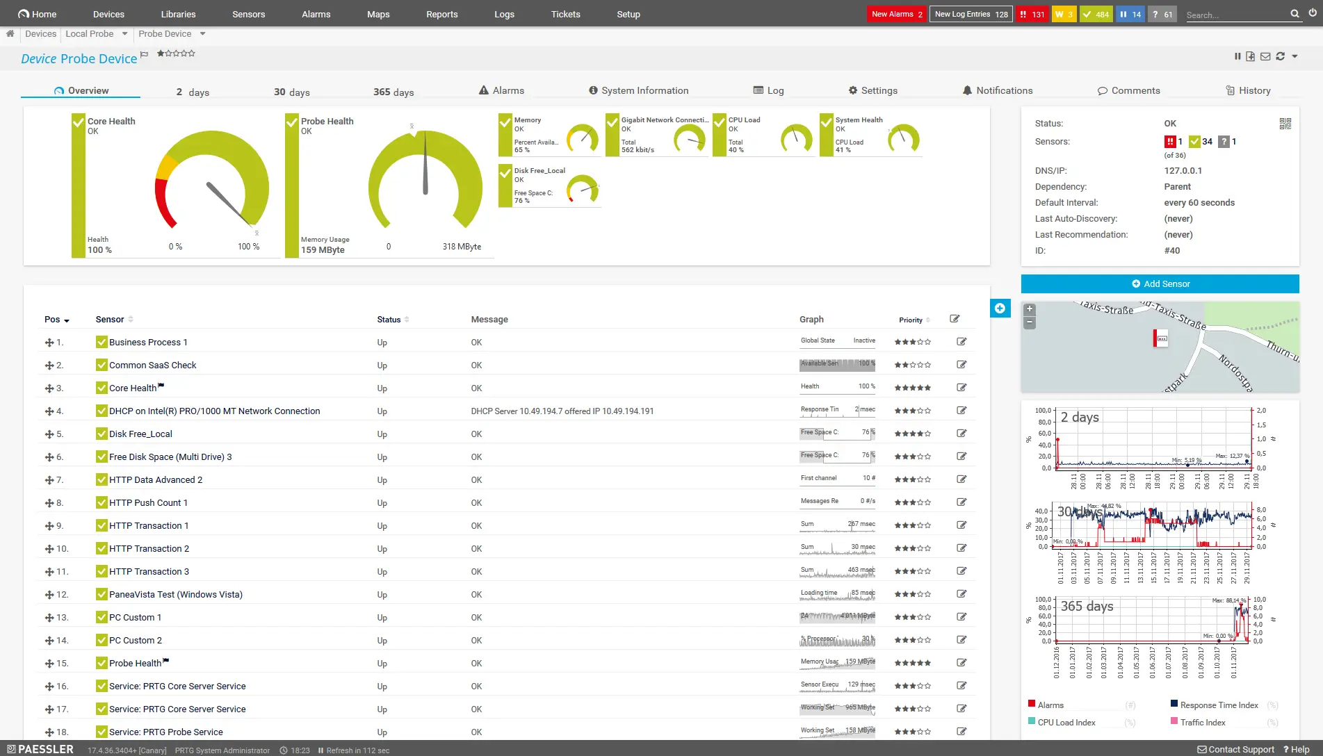 Okladka PRTG Network Monitor