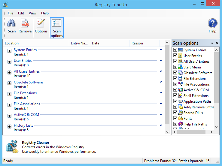Okladka Registry TuneUp