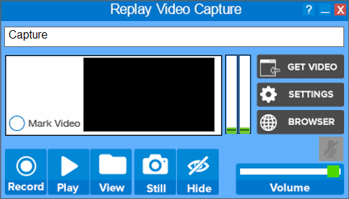Replay Video Capture