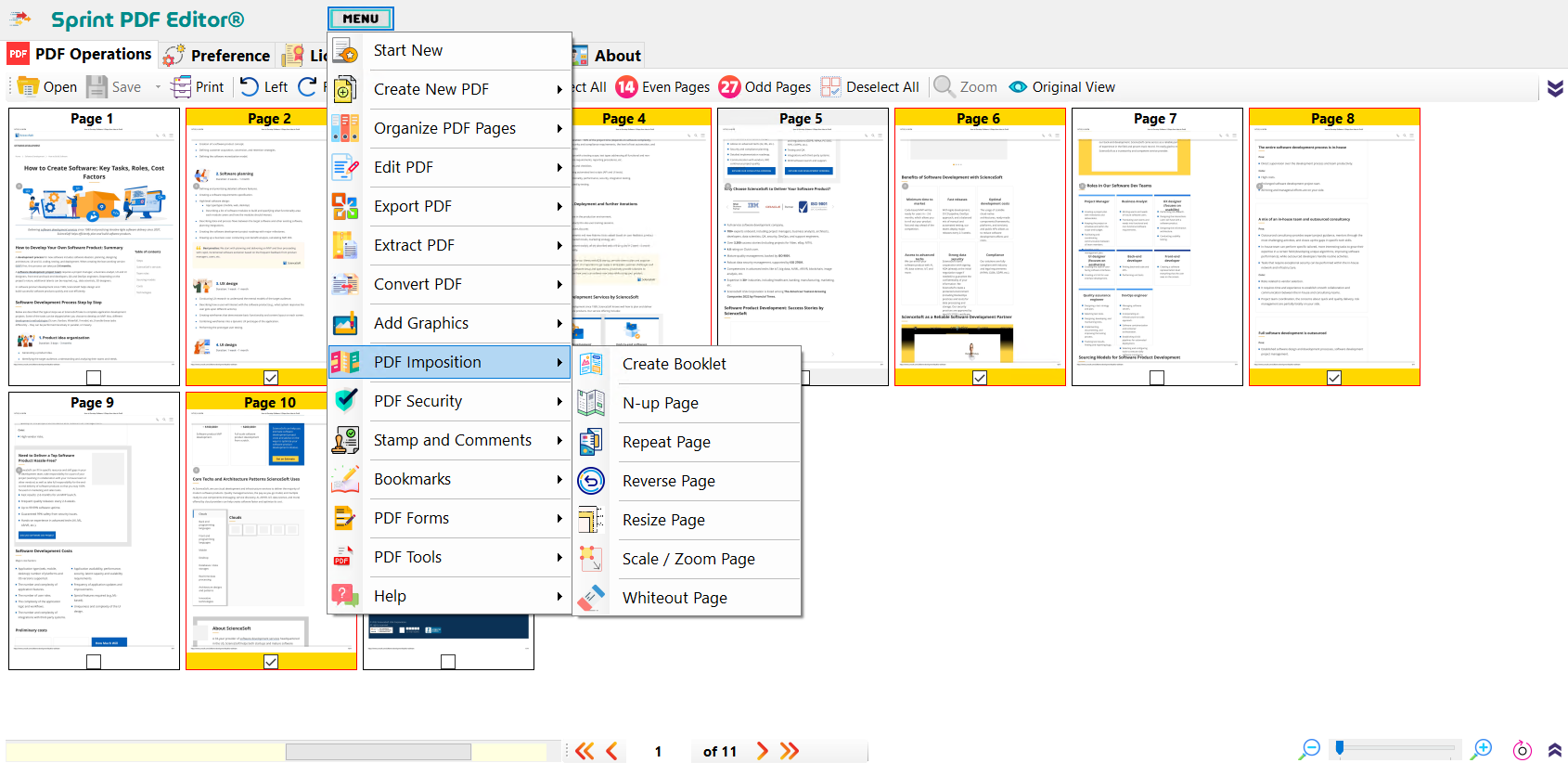 Okladka Sprint PDF Editor