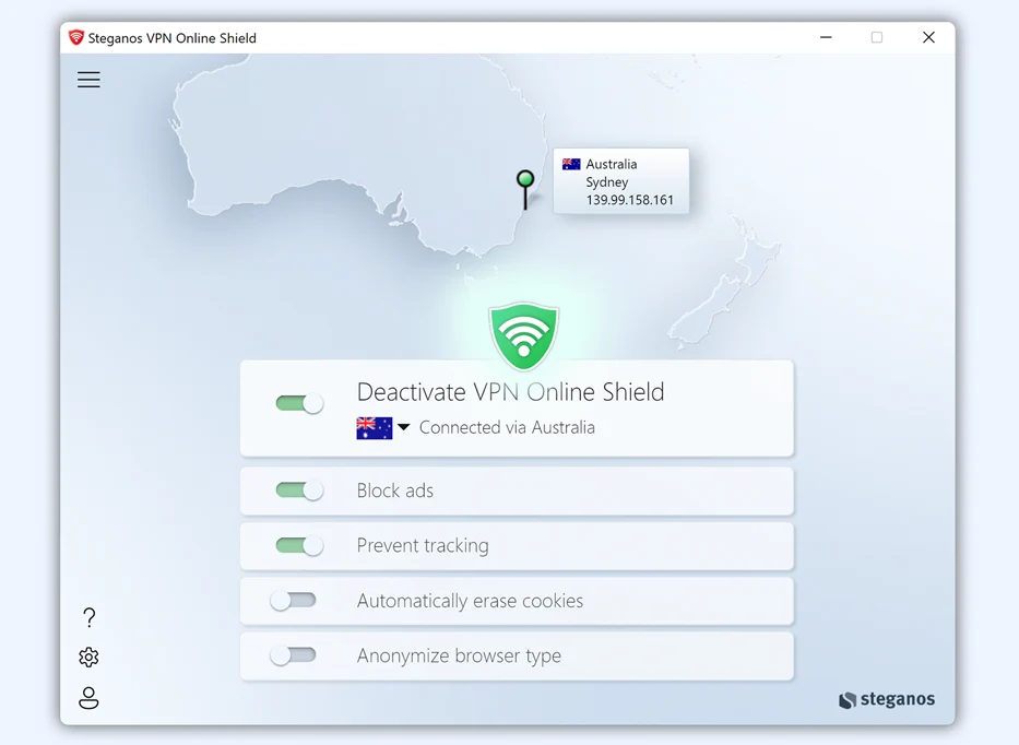 Steganos VPN Online Shield