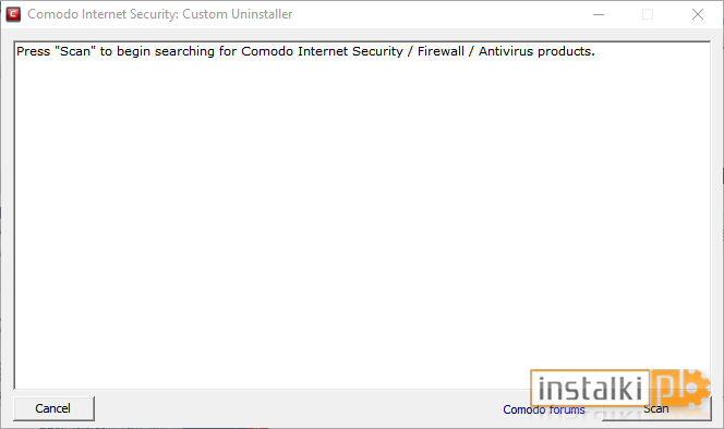 Comodo Internet Security: Custom Uninstaller