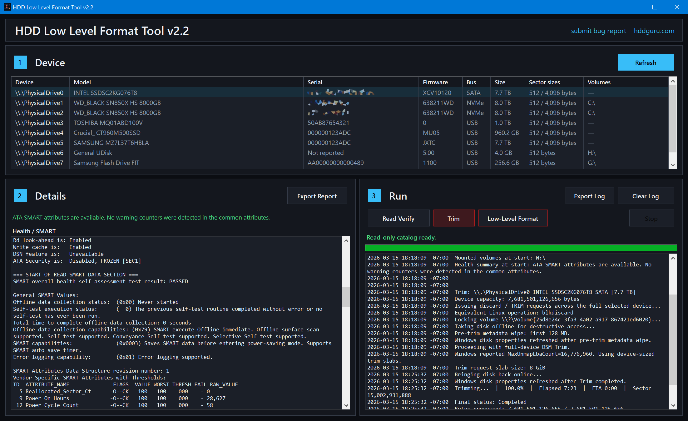 Okladka HDD Low Level Format Tool