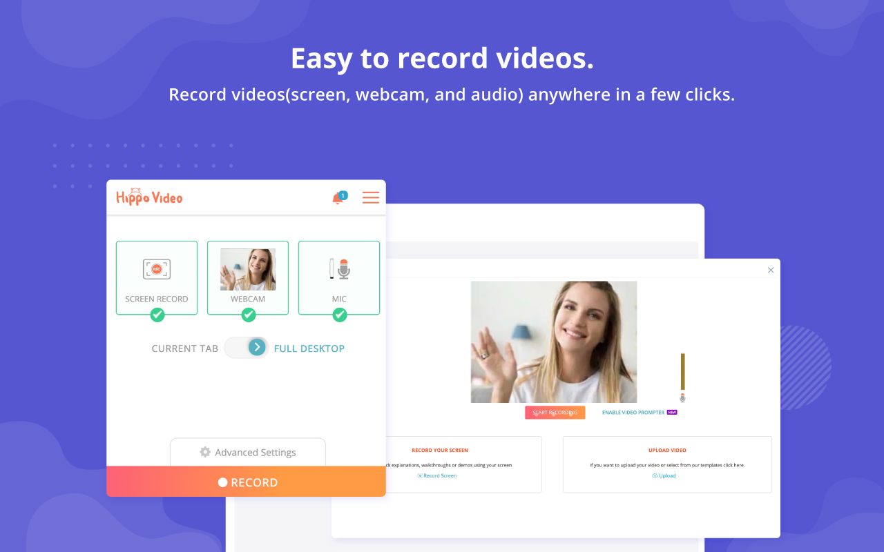 Hippo Video: Video and Screen Recorder