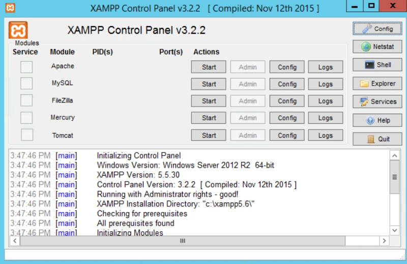 Okladka XAMPP