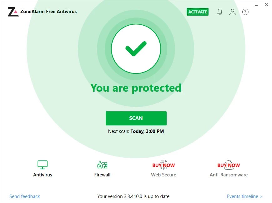 ZoneAlarm Free Antivirus NextGen