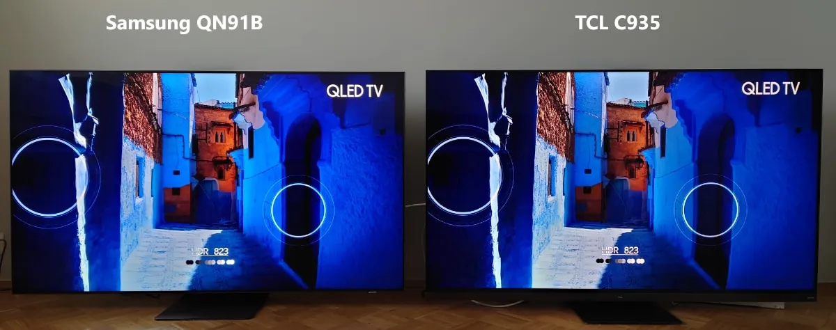 Samsung QN91B vs. TCL C935
