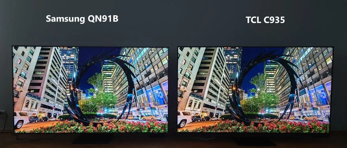 Samsung QN91B vs. TCL C935