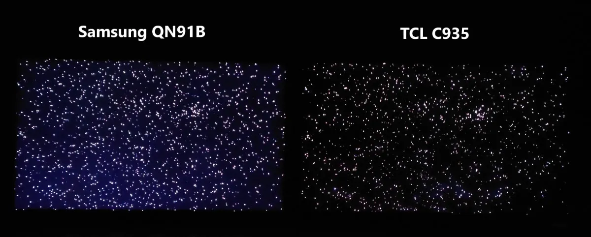 Samsung QN91B vs. TCL C935