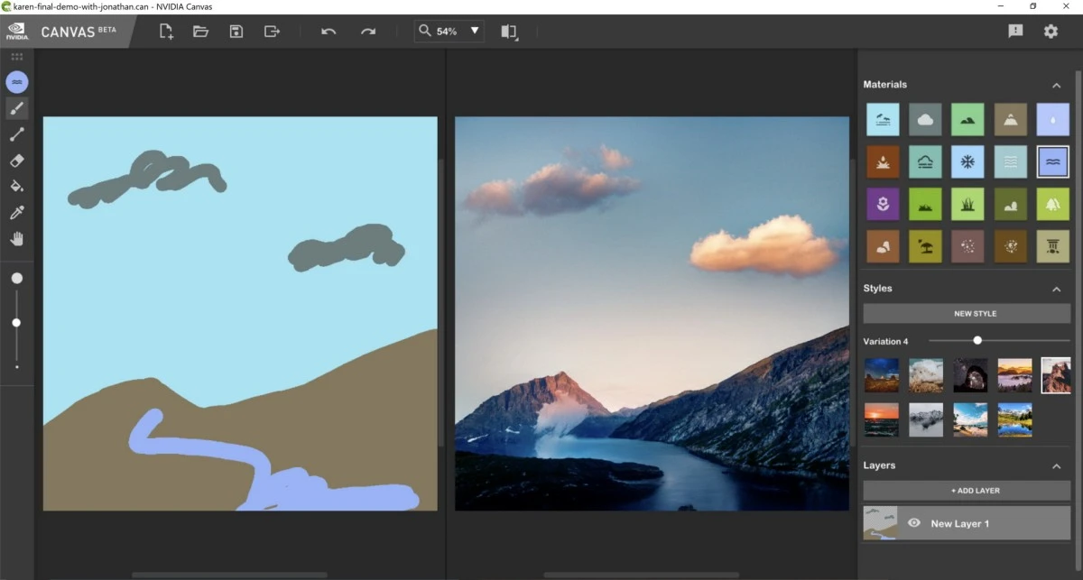 NVIDIA Canvas - Karen X. Cheng