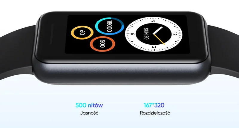 Opaska sportowa realme Band 2 ekran