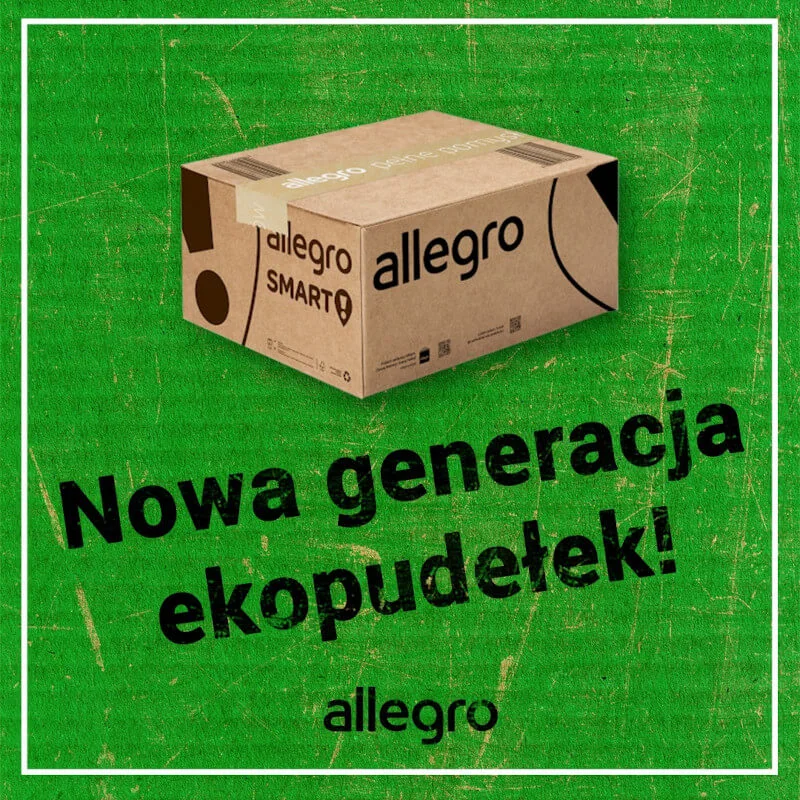 Allegro Smart zachęca do ekologii. Użyj ponownie kartonu do sprzedaży na Allegro Lokalnie