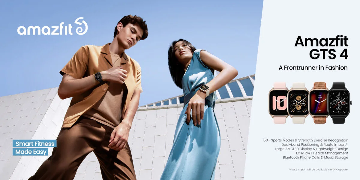 Nowa linia jeszcze bardziej zaawansowanych smartwatchy Amazfit GTR 4 i GTS 4 i GTS 4 Mini