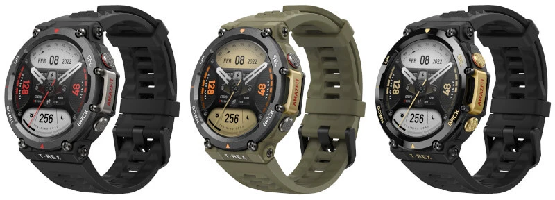 Amazfit T-Rex 2. Wytrzymały smartwatch z nawigacją GPS idealny do outdooru