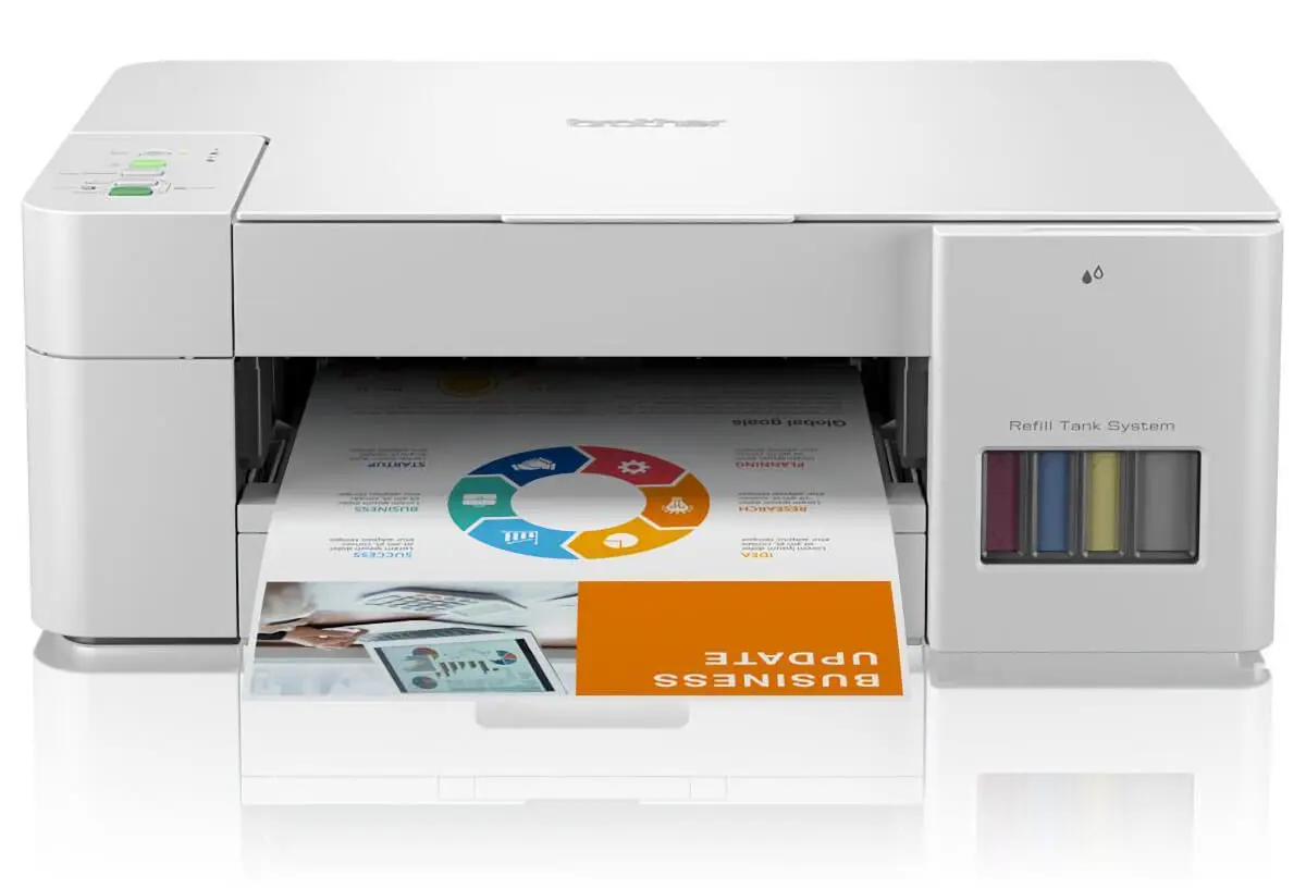 Wielofunkcyjna drukarka ze skanerem Brother z systemem własnoręcznego napełniania