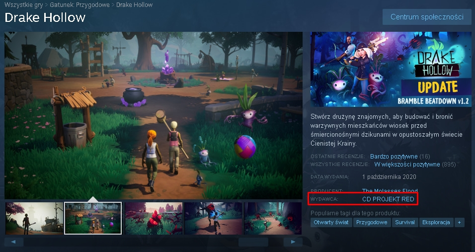 cd projekt wydawca drake hollow 1