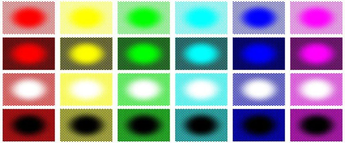 czarna dziura trik kolory