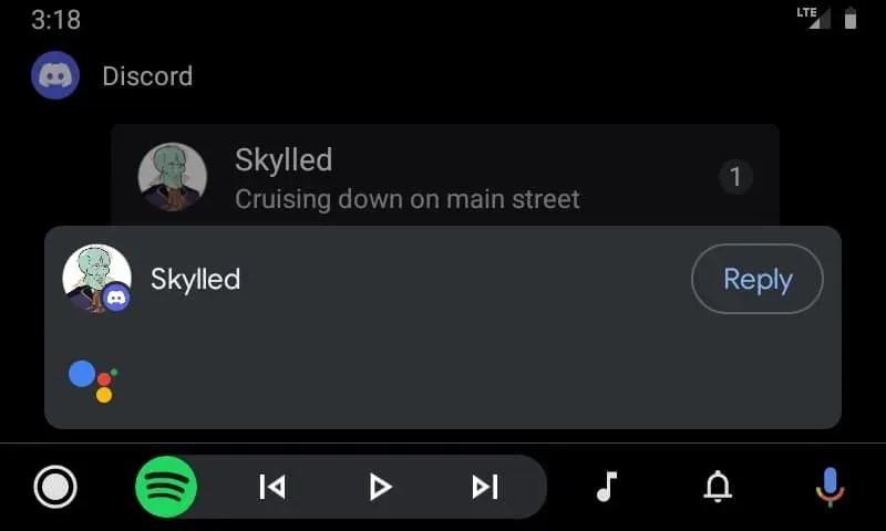 discord android auto