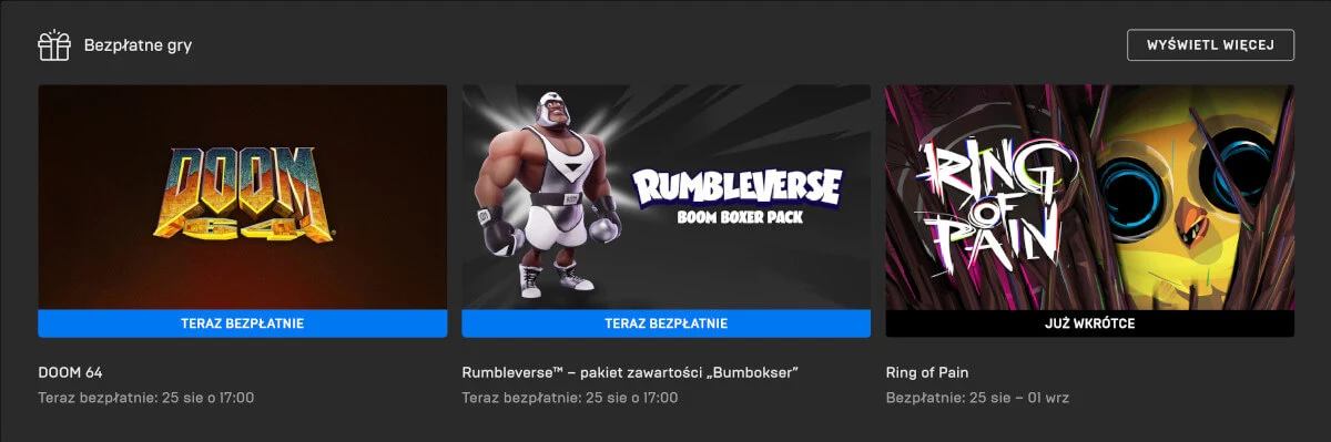 Nietypowa wersja gry Doom za darmo, to świetna niespodzianka od Epic Games