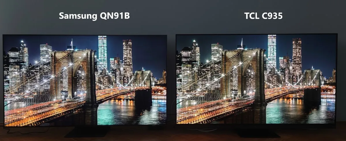 Samsung QN91B vs. TCL C935