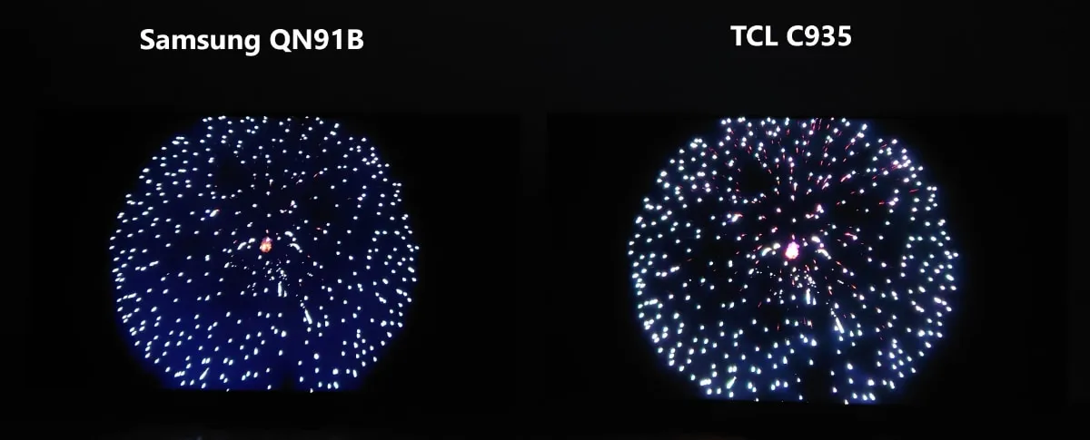 Samsung QN91B vs. TCL C935