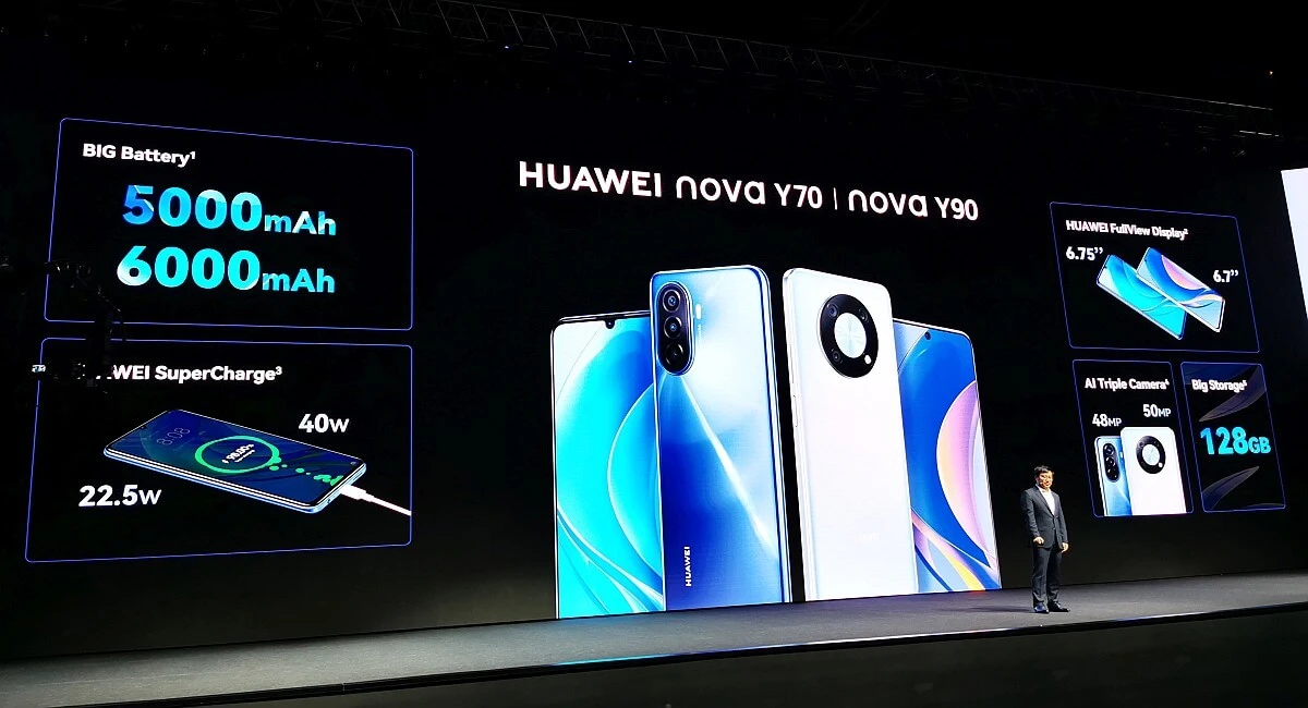 Huawei nova y70 vs y90