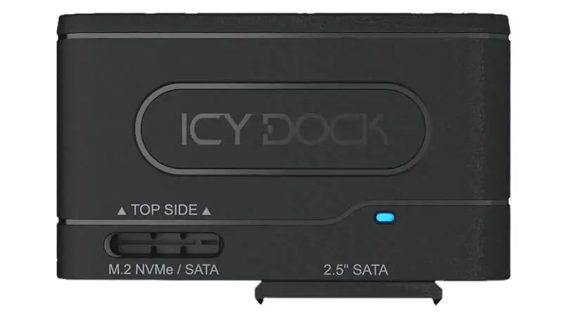 Jeden by wszystkie obsługiwać. Adapter Icy Dock na SSD i HDD pod M.2, SATA, NVMe