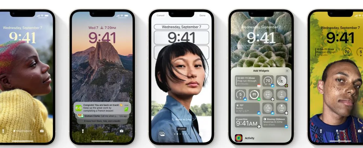 ios 16 ekrany blokady