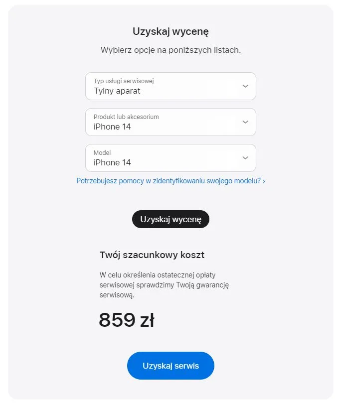iphone 14 naprawa aparatu