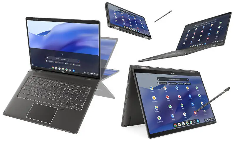 Laptopy do pracy, nauki i zabawy. Nowe modele Acer Swift, Travelmate i Chromebook