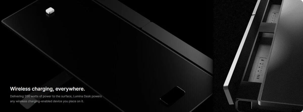 Rewolucyjne smart biurko Lumina Desk z własnym systemem operacyjnym i ekranem