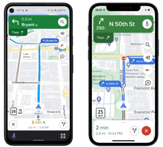 mapy google swiatla stop 2
