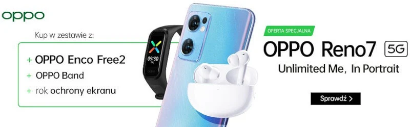 Oppo Reno7 5G. Najwyższy model serii Reno do kupienia w Polsce, są też gratisy