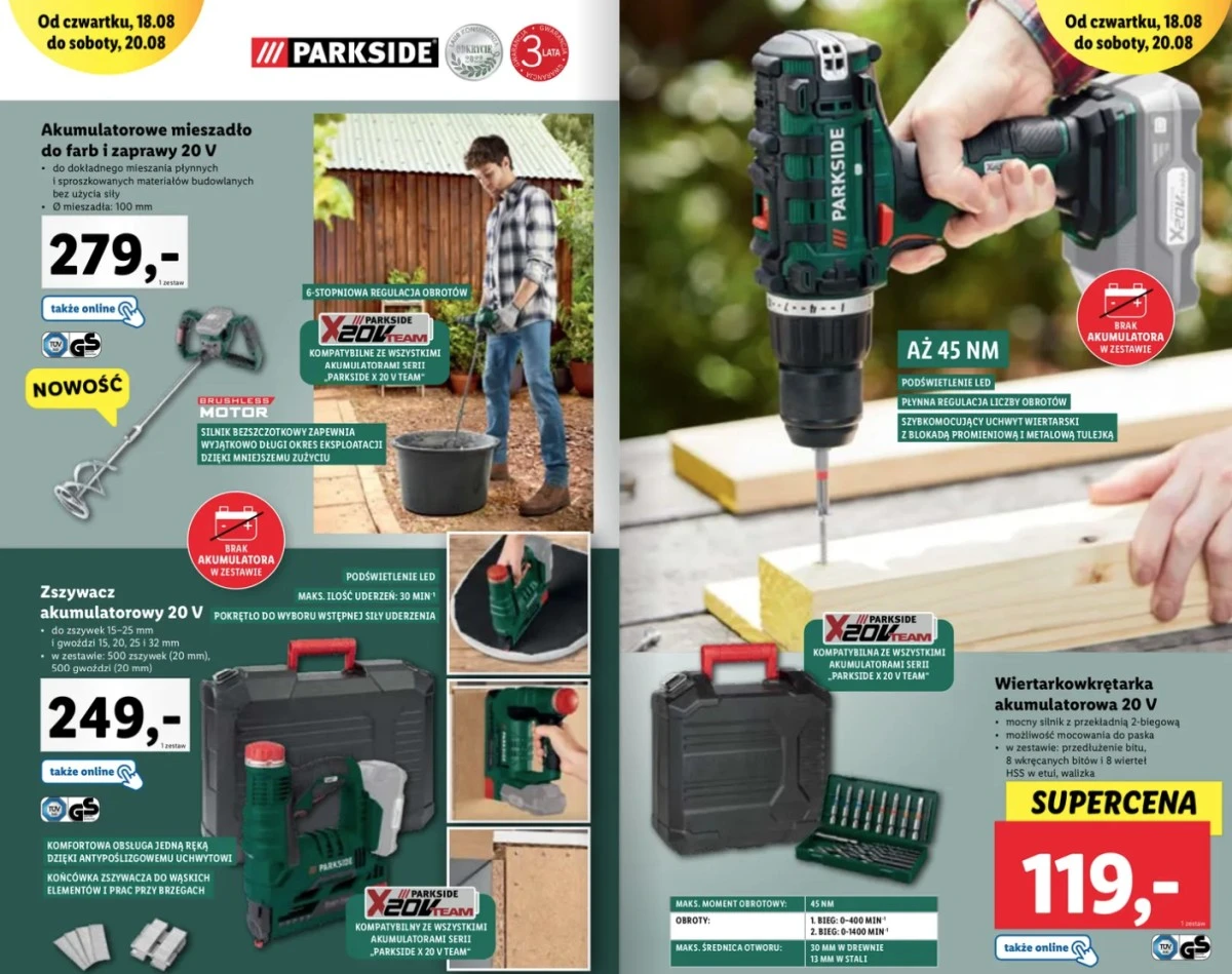 parkside lidl promocja 2