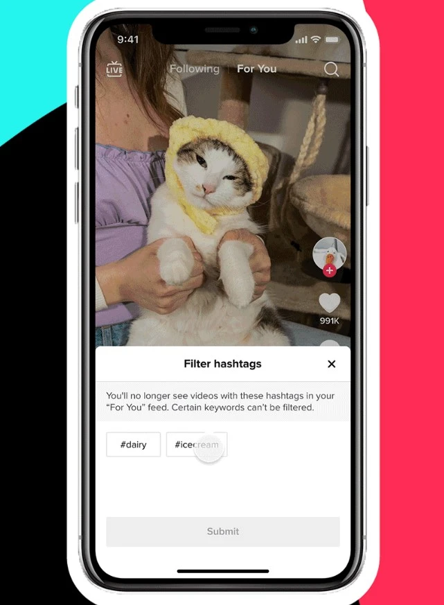 tiktok opcje kontroli 2
