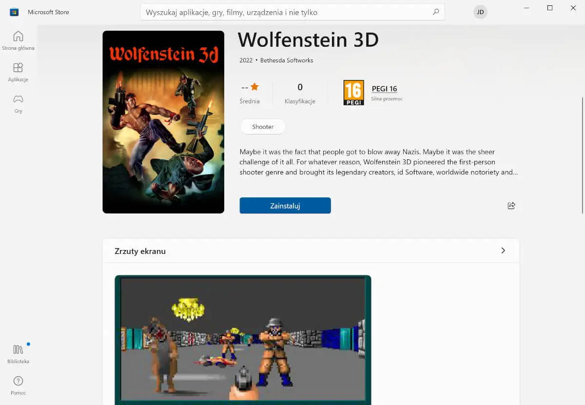 Kultowa klasyka za darmo. Odbierz Wolfenstein 3D i The Elder Scrolls II: Dagerfall