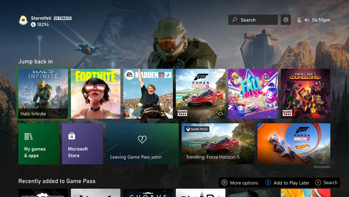 xbox nowy dashboard 1