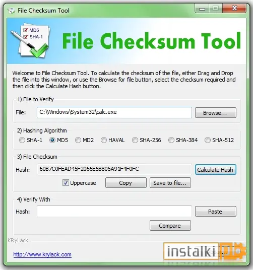 Okladka File Checksum Tool