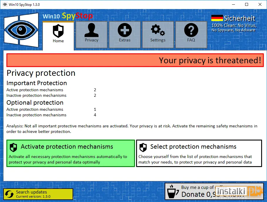 Okladka Win10 SpyStop
