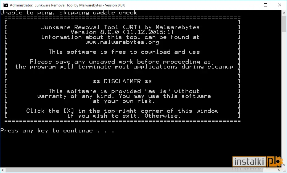 Okladka Junkware Removal Tool
