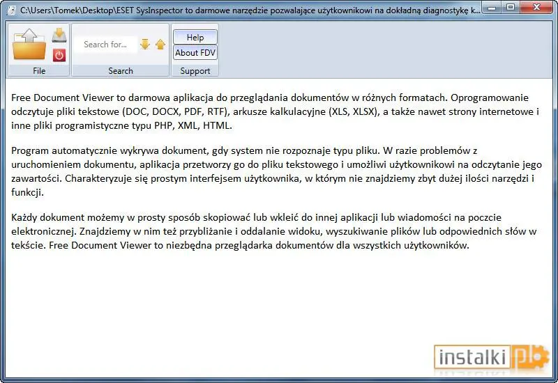 Okladka Free Document Viewer