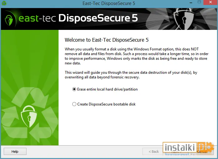 Okladka East-Tec DisposeSecure