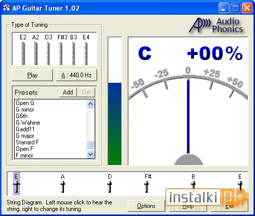 Okladka AP Guitar Tuner