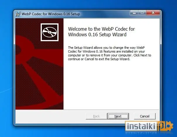 WebP Codec for Windows