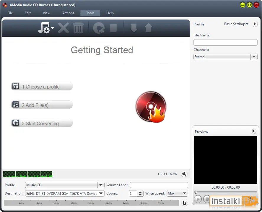 Okladka 4Media Audio CD Burner