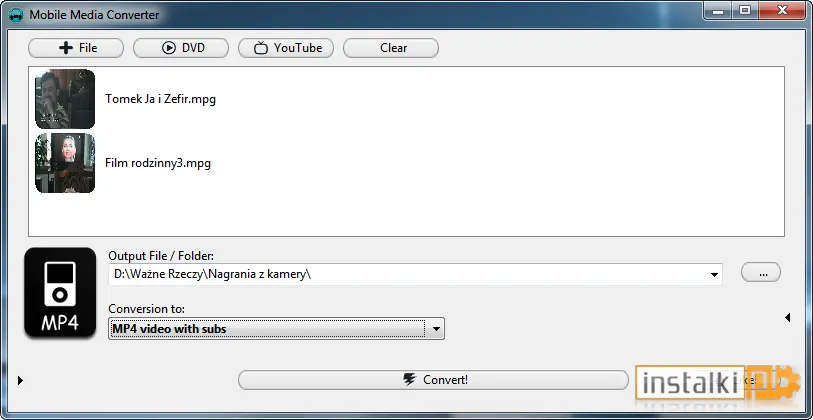 Okladka Mobile Media Converter