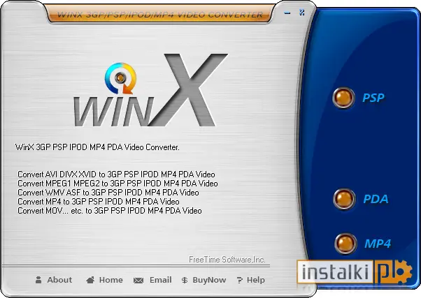 WinX PSP PDA MP4 Video Converter