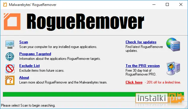 Malwarebytes RogueRemover