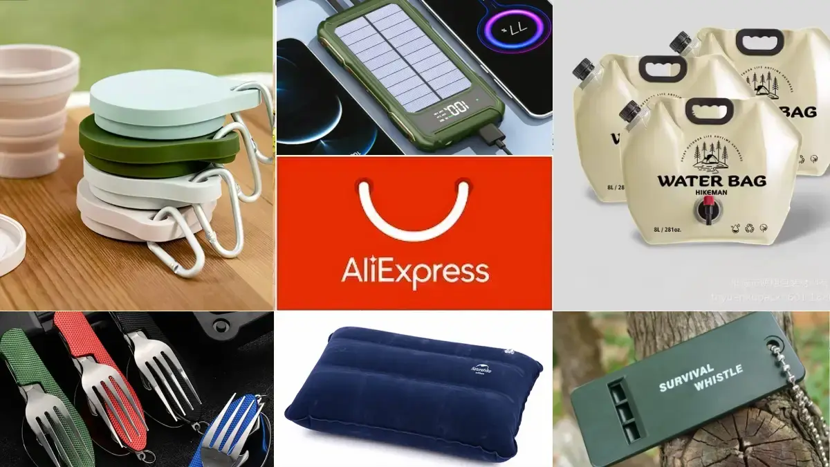 10 tanich gadżetów z AliExpress na wakacje pod namiotem